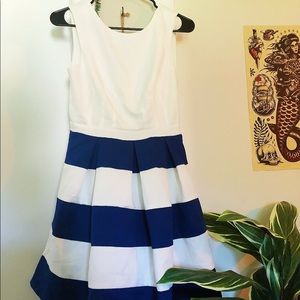 STRIPED BUBBLE DRESS